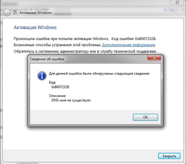 Активация Windows через интернет